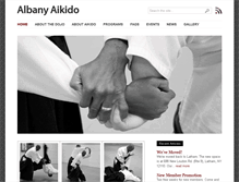 Tablet Screenshot of albanyaikido.com